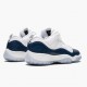 Air Jordan 11 Low Navy Snakeskin Pánské Běžné boty CD6847 102 Bílá Černá-Navy AJ11 Black Jordan Tenisky