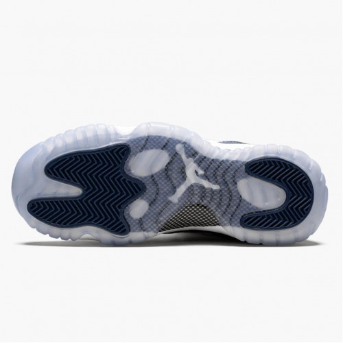 Air Jordan 11 Low Navy Snakeskin Whiite/Black/Navy Black CD6847-102