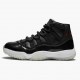 Air Jordan 11 Retro 72-10 dámské a Pánské Běžné boty 378037 002 Černá Tělocvična červená-Bílý-Anthracite AJ11 Černá Jordan Tenisky