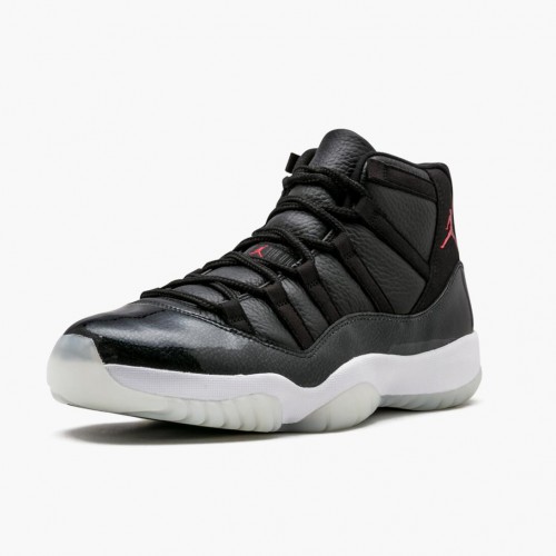 Air Jordan 11 Retro 72-10 dámské a Pánské Běžné boty 378037 002 Černá Tělocvična červená-Bílý-Anthracite AJ11 Černá Jordan Tenisky