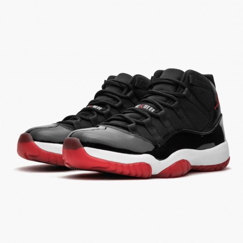 Air Jordan 11 Retro "BČervené" pánské Běžné boty 378037 010 Černá/Varsity Červené-Bílý AJ11 Černá Jordan Tenisky