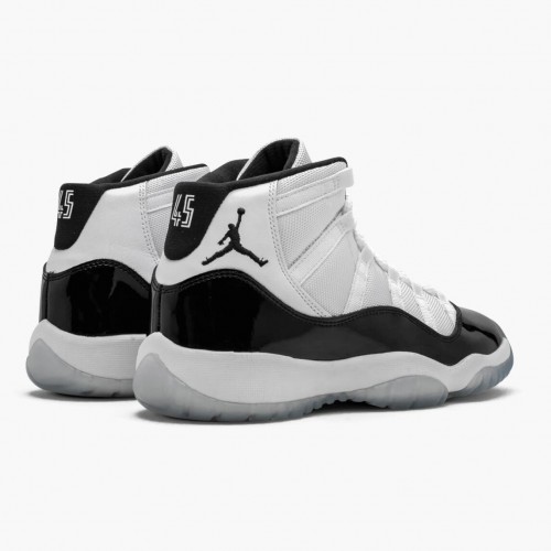 Air Jordan 11 Retro Concord 2018 dámské a Pánské Běžné boty 378038 100 Bílý Černá-Concord AJ11 Černá Jordan Tenisky