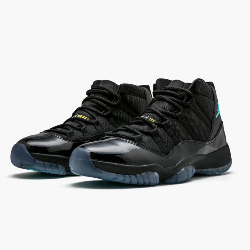 Air Jordan 11 Retro "Gamma Blue" Pánské Běžné boty 378037 006 Černá/Modrá gama-Varsity Maize AJ11 Black Jordan Tenisky