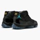 Air Jordan 11 Retro Gamma Blue Pánské Běžné boty 378037 006 Černá/Modrá gama-Varsity Maize AJ11 Black Jordan Tenisky