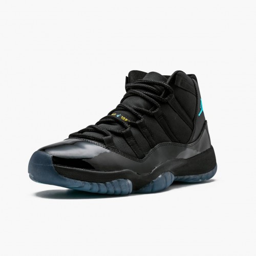 Air Jordan 11 Retro Gamma Blue Pánské Běžné boty 378037 006 Černá/Modrá gama-Varsity Maize AJ11 Black Jordan Tenisky