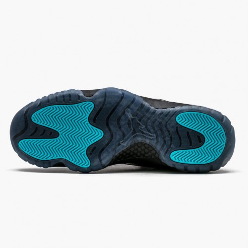 Air Jordan 11 Retro Gamma Blue Pánské Běžné boty 378037 006 Černá/Modrá gama-Varsity Maize AJ11 Black Jordan Tenisky