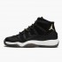 Air Jordan 11 Retro "Heiress Black Stingray" dámské a pánské Běžné boty 852625 030 Černá/Kovová zlato-bílá AJ11 Černá Jordan Tenisky