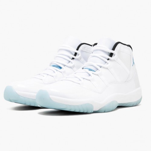 Air Jordan 11 Retro Legend Blue 2014 Pánské Běžné boty 378037 117 Bílá/Legend Modrá AJ11 Black Jordan Tenisky