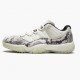 Air Jordan 11 Retro Low Snake Light Bone dámské a Pánské Běžné boty CD6846 002 Lehká kost/Kouř Šedá/Bílý-Bl AJ11 Černá Jordan Tenisky