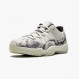 Air Jordan 11 Retro Low Snake Light Bone dámské a Pánské Běžné boty CD6846 002 Lehká kost/Kouř Šedá/Bílý-Bl AJ11 Černá Jordan Tenisky