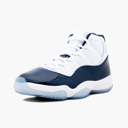 Air Jordan 11 Retro UNC Win Like 82 pánské Běžné boty 378037 123 Bílý/Univerzitní modrá AJ11 Černá Jordan Tenisky