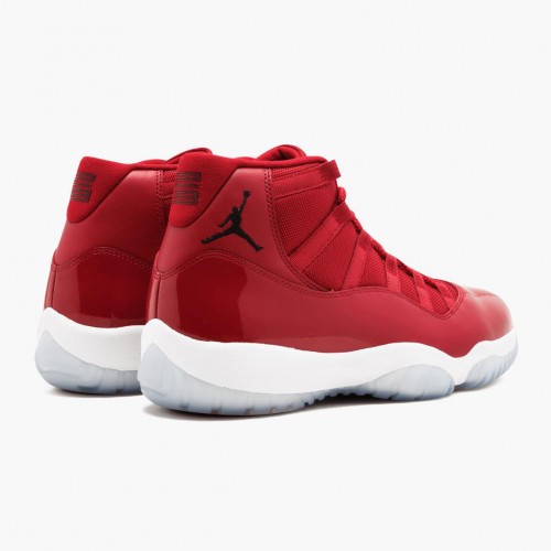 Air Jordan 11 Retro Win Like 96 dámské a Pánské Běžné boty 378037 623 Tělocvična červená/Černá-Bílý AJ11 Černá Jordan Tenisky