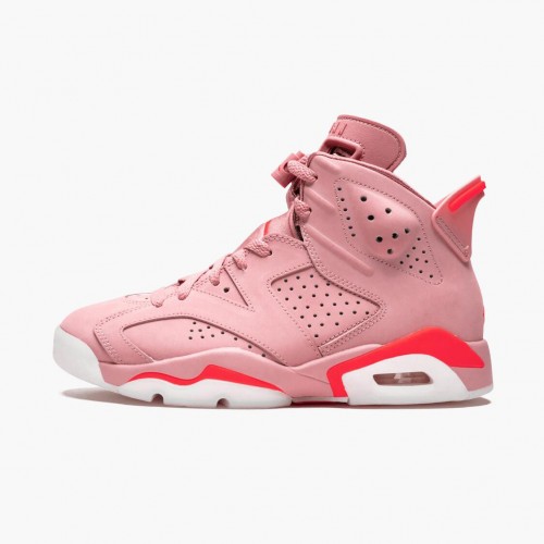 Air Jordan 6 Retro Aleali May WMNS Běžné boty CI0550 600 Rust Růžový AJ6 Černá Jordan Tenisky