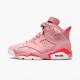 Air Jordan 6 Retro Aleali May WMNS Běžné boty CI0550 600 Rust Růžový AJ6 Černá Jordan Tenisky