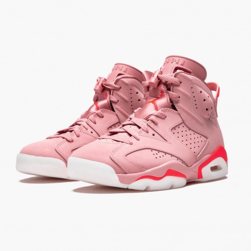 Air Jordan 6 Retro Aleali May WMNS Běžné boty CI0550 600 Rust Růžový AJ6 Černá Jordan Tenisky