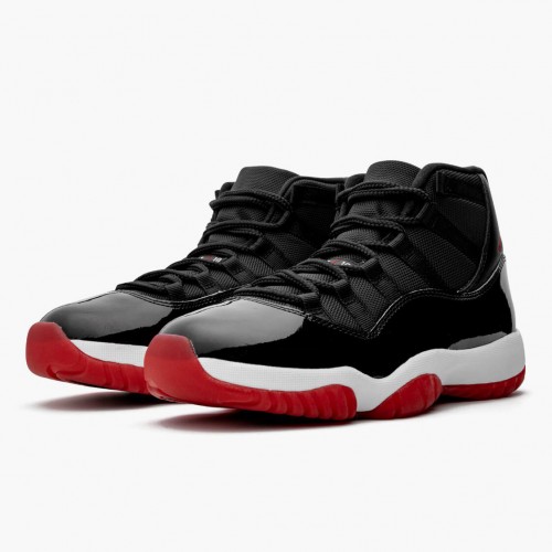 Nike Air Jordan 11 Retro "BČervené” 2019 Černá/Bílý/Varsity-Červené Běžné boty 378037 061 AJ11 Tenisky