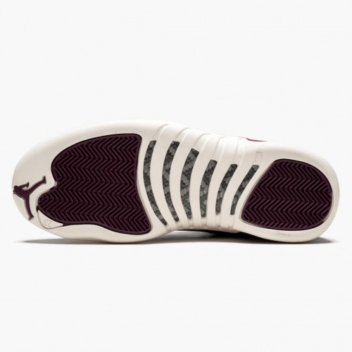 Air Jordan 12 Retro "Bordeaux" pánské AJ12 Běžné boty 130690 617 Bordeaux/Plachta-Kovový stříbrný Jordan Tenisky