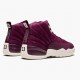 Air Jordan 12 Retro Bordeaux Bordeaux/Sail-Metallic Silver 130690-617