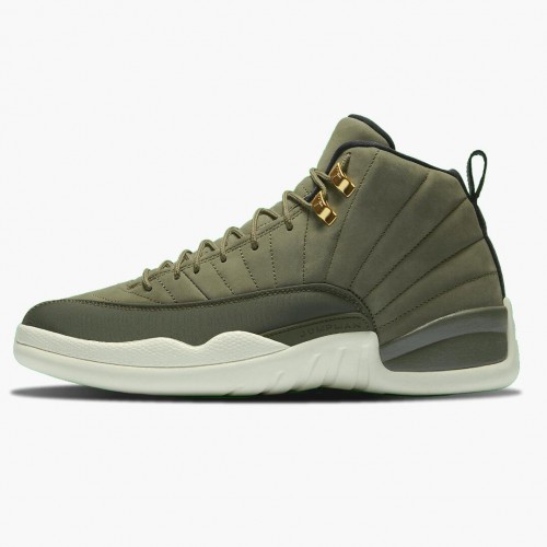 Air Jordan 12 Retro "Chris Paul Class of 2003" pánské AJ12 Běžné boty 130690 301 Olivové plátno/Černá-Metall Jordan Tenisky