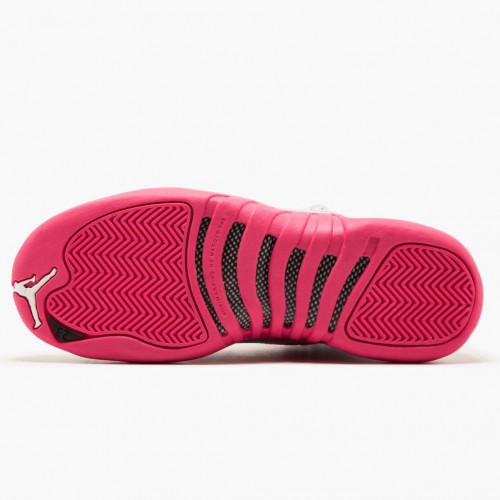 Air Jordan 12 Retro "Dynamic Pink" WoPánské AJ12 Běžné boty 510815 109 Bílý/Živá růžová-Mtllc Stříbro Jordan Tenisky