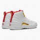 Air Jordan 12 Retro FIBA dámské a Pánské AJ12 Běžné boty 130690 107 Bílý/Univerzita Červené/Metallic Jordan Tenisky