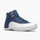 Air Jordan 12 Retro Indigo pánské AJ12 Běžné boty 130690 404 Kamenná modrá/Legenda modrá-Obsidia Jordan Tenisky