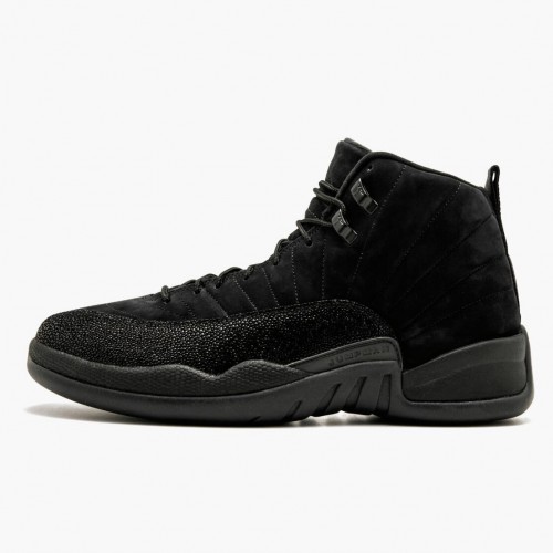 Air Jordan 12 Retro OVO Black Pánské AJ12 Běžné boty 873864 032 Černá/Černá-Kovová zlatá Jordan Tenisky