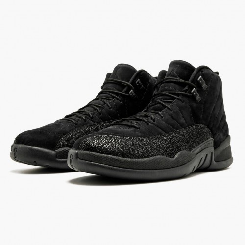 Air Jordan 12 Retro "OVO Black" Pánské AJ12 Běžné boty 873864 032 Černá/Černá-Kovová zlatá Jordan Tenisky