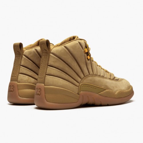 Air Jordan 12 Retro PSNY Wheat Pánské AJ12 Běžné boty AA1233 700 Pšenice/Pšenice-Žvýkačka světle hnědá Jordan Tenisky