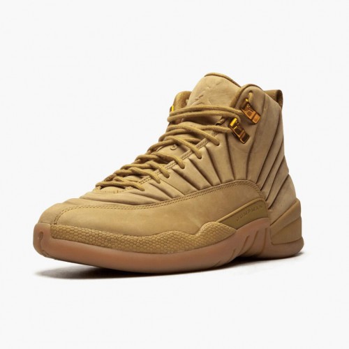 Air Jordan 12 Retro PSNY Wheat Pánské AJ12 Běžné boty AA1233 700 Pšenice/Pšenice-Žvýkačka světle hnědá Jordan Tenisky