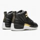 Air Jordan 12 Retro Reptile dámské a Pánské AJ12 Běžné boty AO6068 007 Černá/Metallic-Zlato Bílý Jordan Tenisky