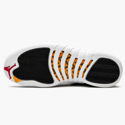 Air Jordan 12 Retro "Reverse Taxi" pánské AJ12 Běžné boty 130690 017 Černá/Zlato-Bílý Jordan Tenisky
