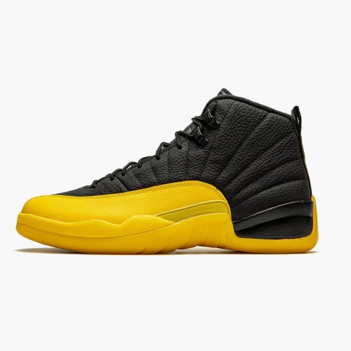 Air Jordan 12 Retro "University Gold" Pánské AJ12 Běžné boty 130690 070 Černá/Černá Jordan Tenisky