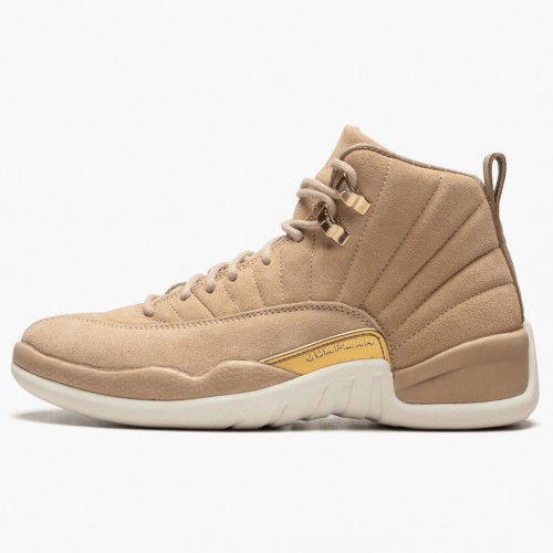 Air Jordan 12 Retro Vachetta Tan dámské AJ12 Běžné boty AO6068 203 Hnědý Jordan Tenisky