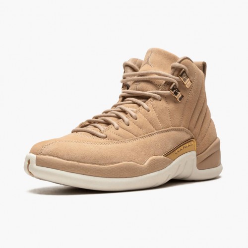 Air Jordan 12 Retro Vachetta Tan dámské AJ12 Běžné boty AO6068 203 Hnědý Jordan Tenisky