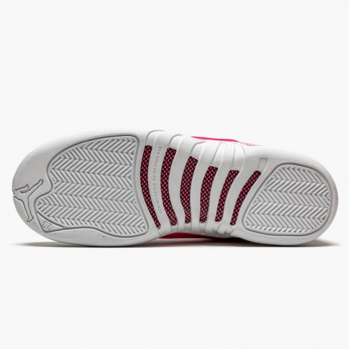 Air Jordan 12 Retro GS "Arctic Pink" 510815 101 Bílá/Arctic Punch-Hyper růžová WoPánské AJ12 Jordan Tenisky
