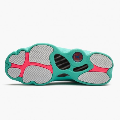 Air Jordan 13 Retro "Aurora Green" WoPánské Běžné boty Bílý/Aurora-Zelená-Digita 439358 100 AJ13 Jordan Tenisky