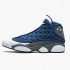 Air Jordan 13 Retro "Flint" dámské a Pánské Běžné boty námořnictvo/Flint Šedá-Bílý-Universi 414571 404 AJ13 Jordan Tenisky