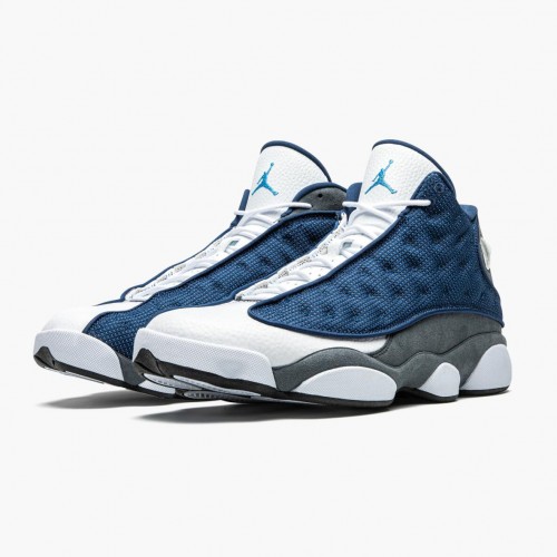 Air Jordan 13 Retro "Flint" dámské a Pánské Běžné boty námořnictvo/Flint Šedá-Bílý-Universi 414571 404 AJ13 Jordan Tenisky