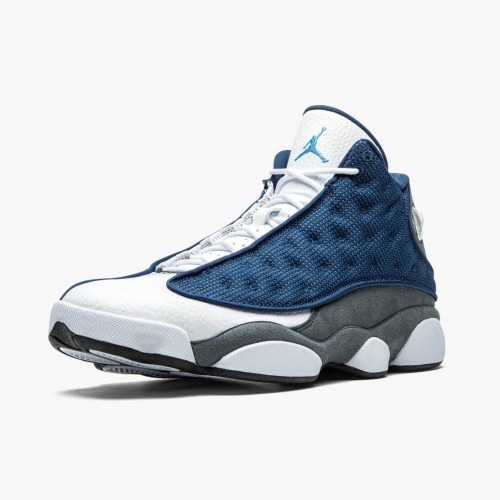 Air Jordan 13 Retro Flint dámské a Pánské Běžné boty námořnictvo/Flint Šedá-Bílý-Universi 414571 404 AJ13 Jordan Tenisky