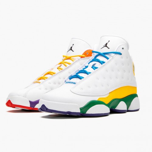 Air Jordan 13 Retro "Playground" WMNS Běžné boty CV0785 158 Bílý/Černá-Crt Prpl-Ttl Orang AJ13 Jordan Tenisky