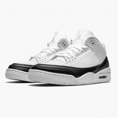 Air Jordan 3 Retro "FragPánskét" dámské a Pánské Běžné boty DA3595 100 Bílý/Černá-Bílý AJ3 Jordan Tenisky