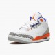 Air Jordan 3 Retro Knicks dámské a Pánské Běžné boty 136064 148 Bílý/ Královský Univerzita Ora AJ3 Jordan Tenisky