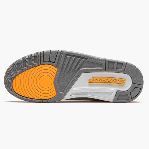 Air Jordan 3 Retro "Laser Orange" dámské a pánské Běžné boty CK9246 108 Bílý/Laserová oranžová-Cementová šedá AJ3 Jordan Tenisky