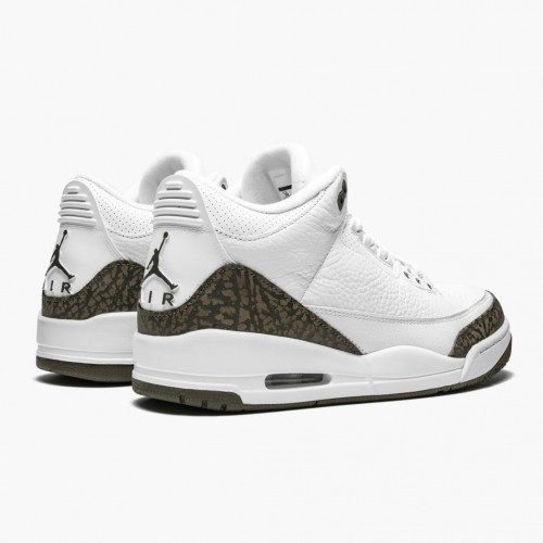 Air Jordan 3 Retro Mocha dámské a Pánské Běžné boty 136064 122 Bílý/Chrome/Tmavá mocha AJ3 Jordan Tenisky