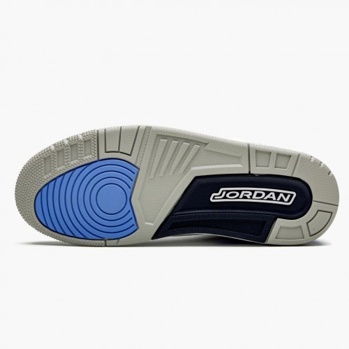 Air Jordan 3 Retro "UNC" dámské a Pánské Běžné boty CT8532 104 Bílý/Valor Modrý-Tech Šedá AJ3 Jordan Tenisky