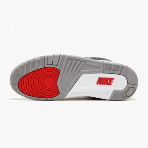 Nike Air Jordan 3 Retro OG "Black/Cement" Černá/Ohnivá červeno-cementová šedáBěžné boty 854262 001 Aj3 Tenisky