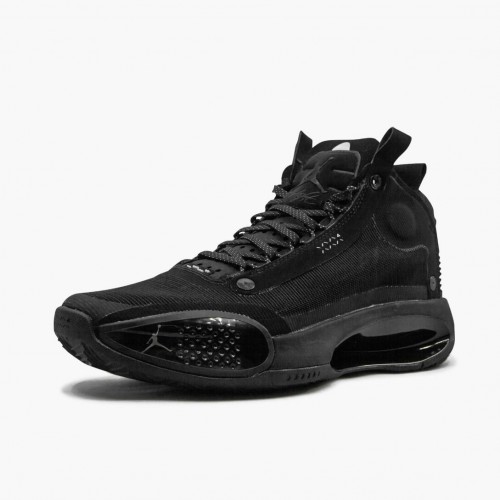 Nike Air Jordan XXXIV PE Black Cat Černá/Černá-Tmavě kouřově šedá BQ3381 003 AJ34 Tenisky