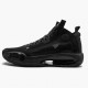 Air Jordan 34 PE Black Cat  Black/Black Dark/Smoke Grey BQ3381-034