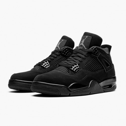 Air Jordan 4 Retro Black Cat Black/Black Light Graphite CU1110-010